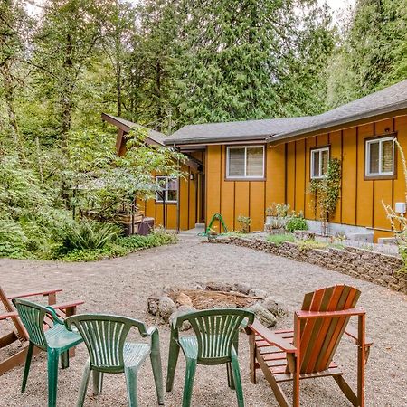 Creekside Cabin Rhododendron Extérieur photo