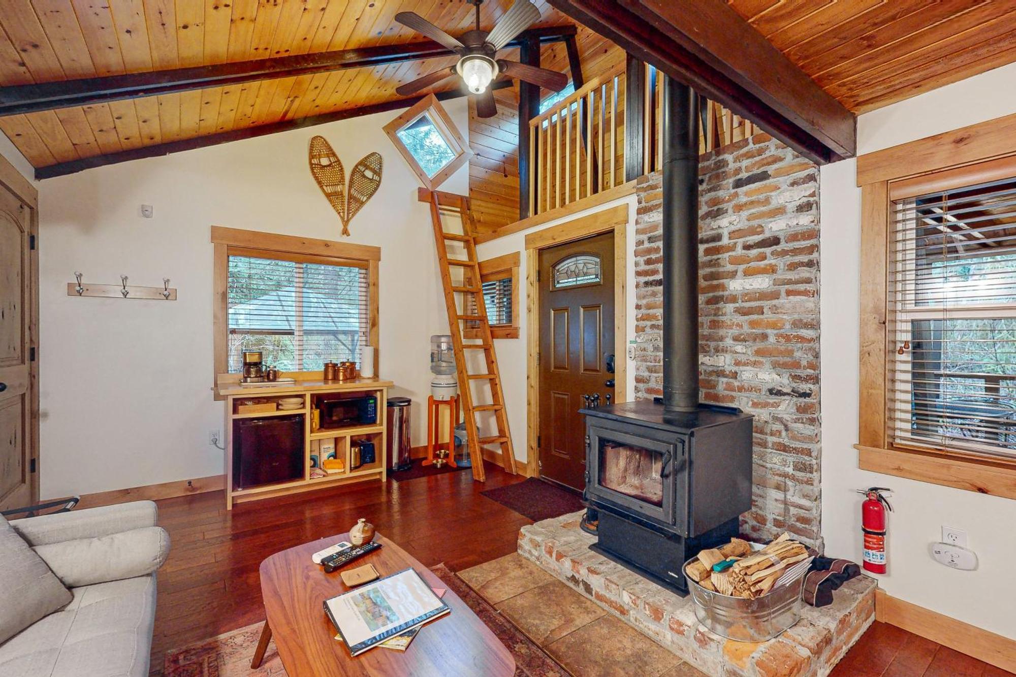Creekside Cabin Rhododendron Extérieur photo