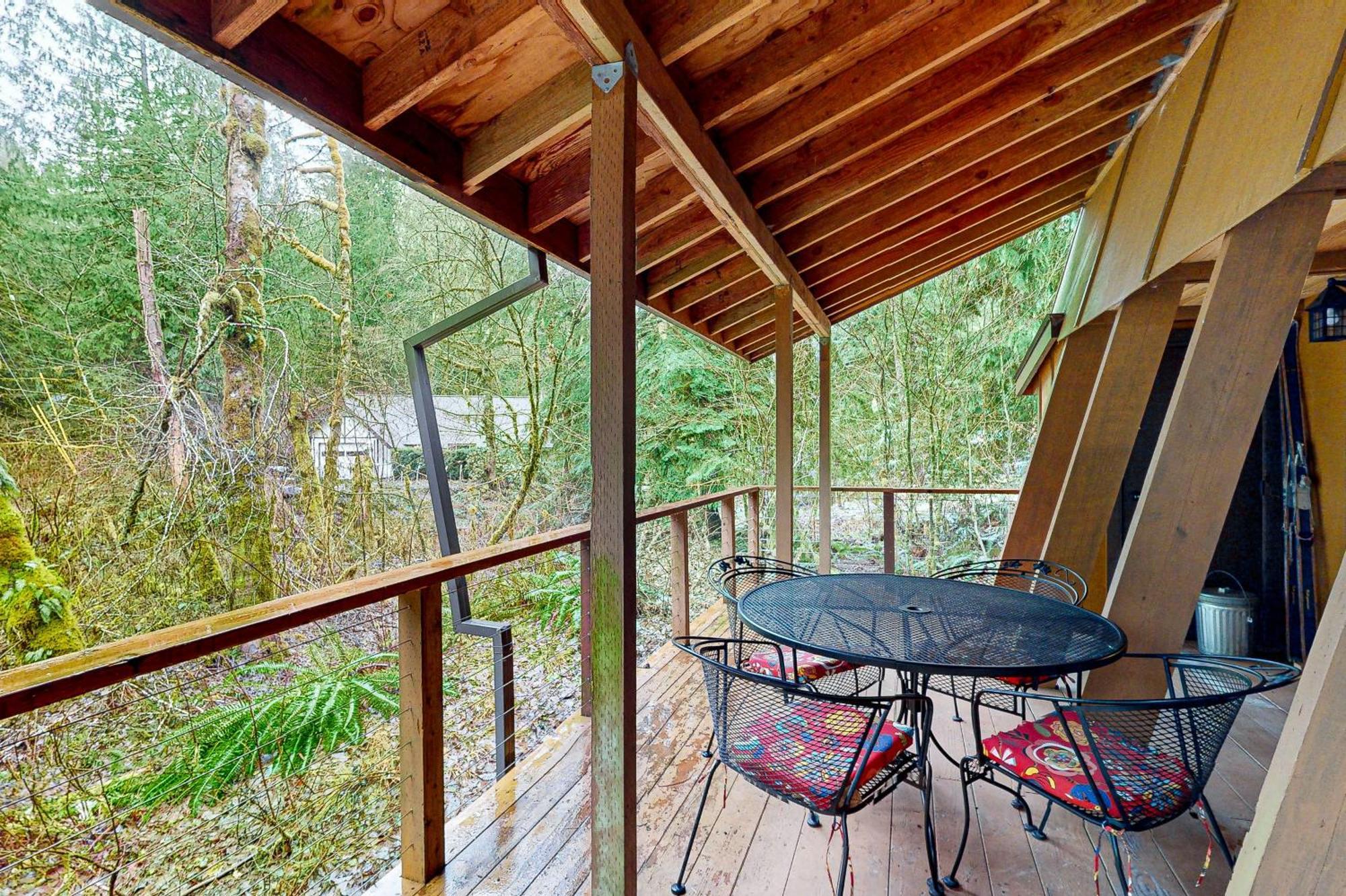 Creekside Cabin Rhododendron Extérieur photo